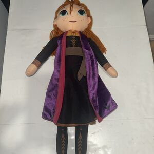 Disney Frozen II Leading Anna Plush Buddy Pillow Cloth Doll 22 in